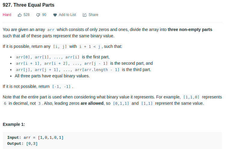 Leetcode - 927